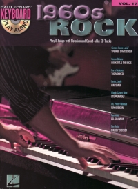 Keyboard Play Along 17 1960s Rock Book & Cd Sheet Music Songbook