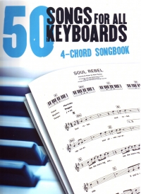 50 Songs For All Keyboards 4 Chord Songbook Sheet Music Songbook