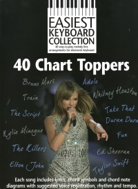 Easiest Keyboard Collection 40 Chart Toppers Sheet Music Songbook