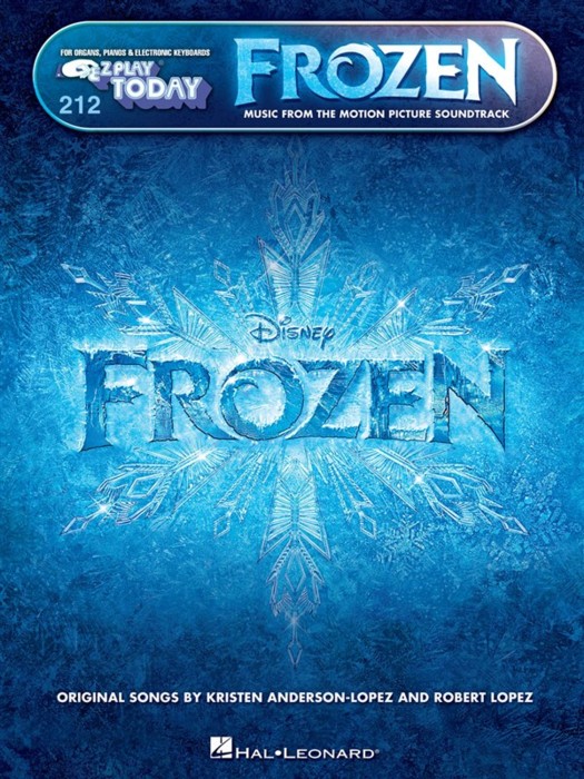 E/z 212 Frozen Music From The Motion Picture Sheet Music Songbook