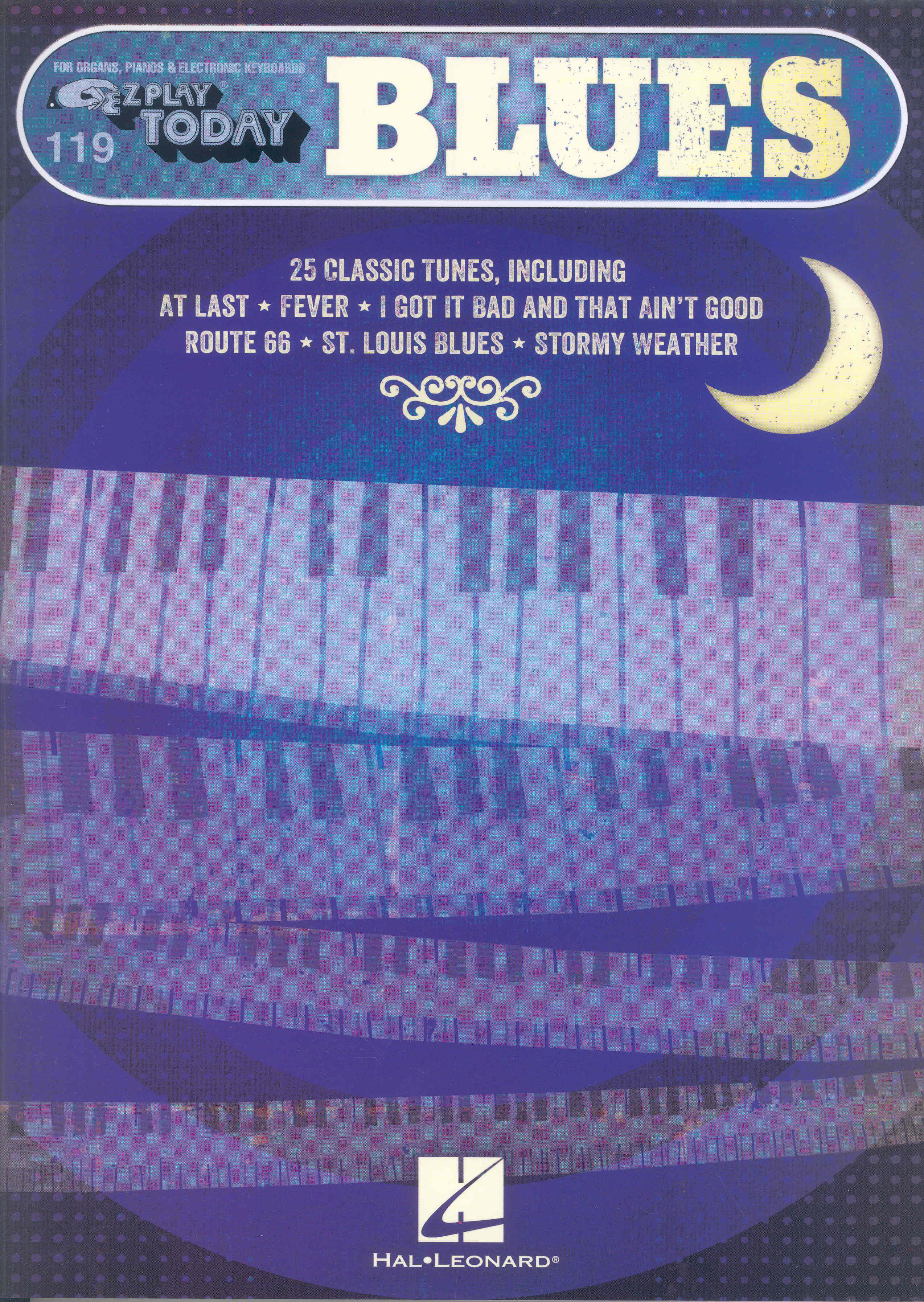 E/z 119 Blues Keyboard Sheet Music Songbook