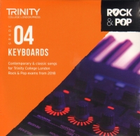 Trinity Rock & Pop 2018 Keyboards Grade 4 Cd Sheet Music Songbook