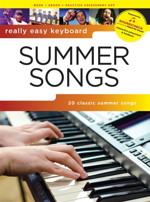 Really Easy Keyboard Summer Songs Sheet Music Songbook