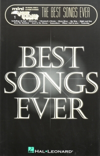 Mini E/z 01 Best Songs Ever Sheet Music Songbook