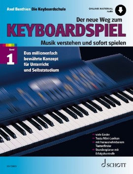 Der Neue Weg Zum Keyboardspiel Band 1 Book +online Sheet Music Songbook