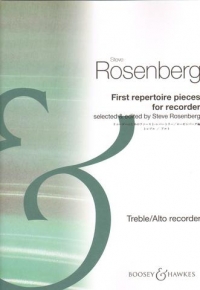 First Repertoire Pieces Treble/alto Recorder Sheet Music Songbook