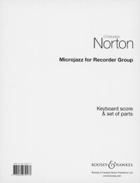 Microjazz For Recorder Group Norton Score & Parts Sheet Music Songbook