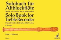 Solobuch Fur Altoblockflote Book 2 Recorder Sheet Music Songbook