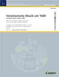 Venetian Music C1600 Descant Recorder Sheet Music Songbook