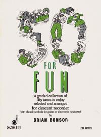 Fifty For Fun Bonsor Recorder Sheet Music Songbook
