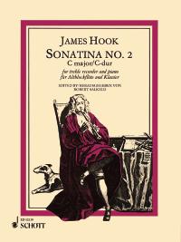 Hook Sonatina No 2 C Treble Recorder Sheet Music Songbook