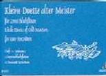 Kleine Duette Alter Meister Recorder Duet Sheet Music Songbook