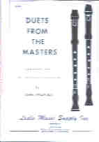 Duets From The Masters Fearing Recorder Sheet Music Songbook
