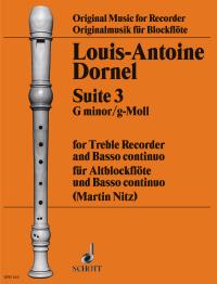 Dornel Suite 3 Gmin Treble Recorder Sheet Music Songbook