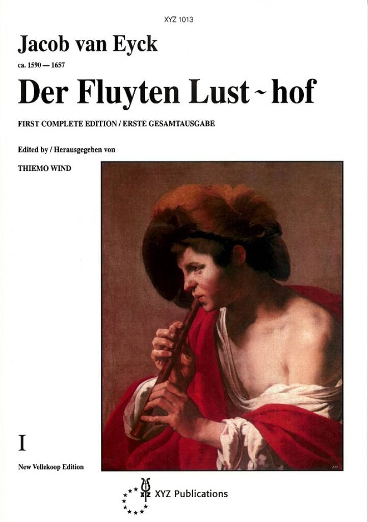 Eyck Der Fluyten Lusthof Vol 1 Recorder Sheet Music Songbook