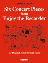 Bonsor Six Concert Pieces Enjoy Recorder Desc & Pno Sheet Music Songbook