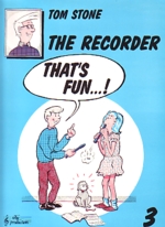 Recorder Thats Fun 3 Stone Sheet Music Songbook