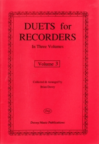 Duets For Recorder Vol 3 Davey Sheet Music Songbook