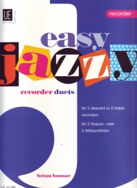 Easy Jazzy Duets (recorder Duet) Bonsor Sheet Music Songbook