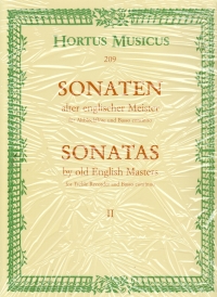 Sonatas By Old English Masters Book 2 Treble Sheet Music Songbook