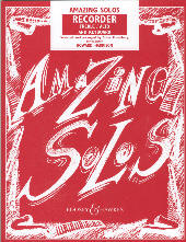Amazing Solos Recorder Treble (alto) & Piano Sheet Music Songbook