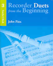 Recorder Duets From The Beginning Teachers Book 3 Sheet Music Songbook