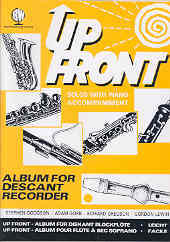 Up Front Descant Recorder Sheet Music Songbook