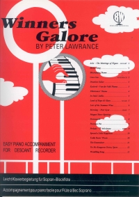 Winners Galore Descant Recorder Piano Accomps Sheet Music Songbook