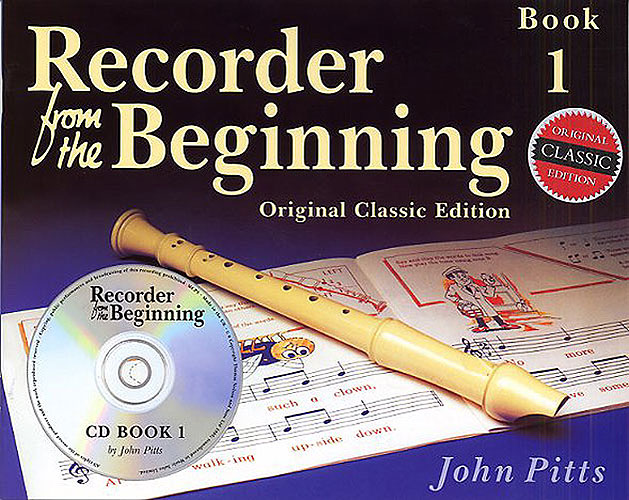 Recorder From The Beginning (original) 1 Book & Cd Sheet Music Songbook
