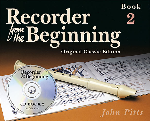 Recorder From The Beginning (original) 2 Book & Cd Sheet Music Songbook