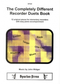 Completely Different Recorder Duets Comp Widger Sheet Music Songbook