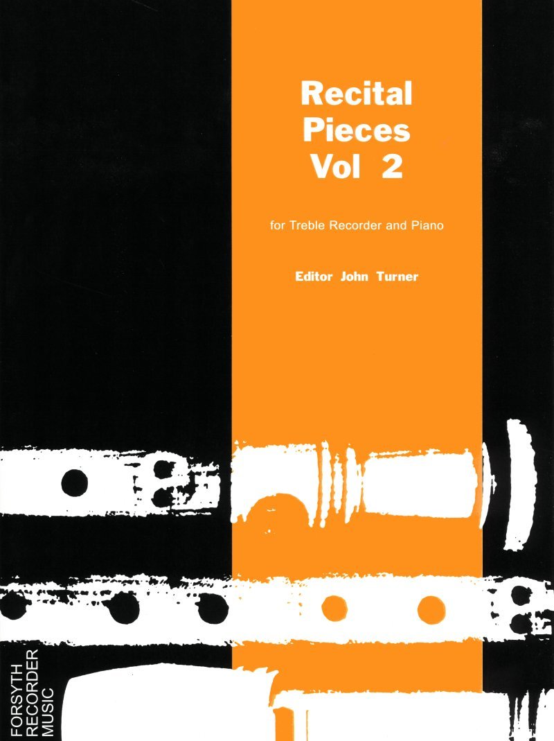 Recital Pieces Vol 2 Treble Recorder Sheet Music Songbook