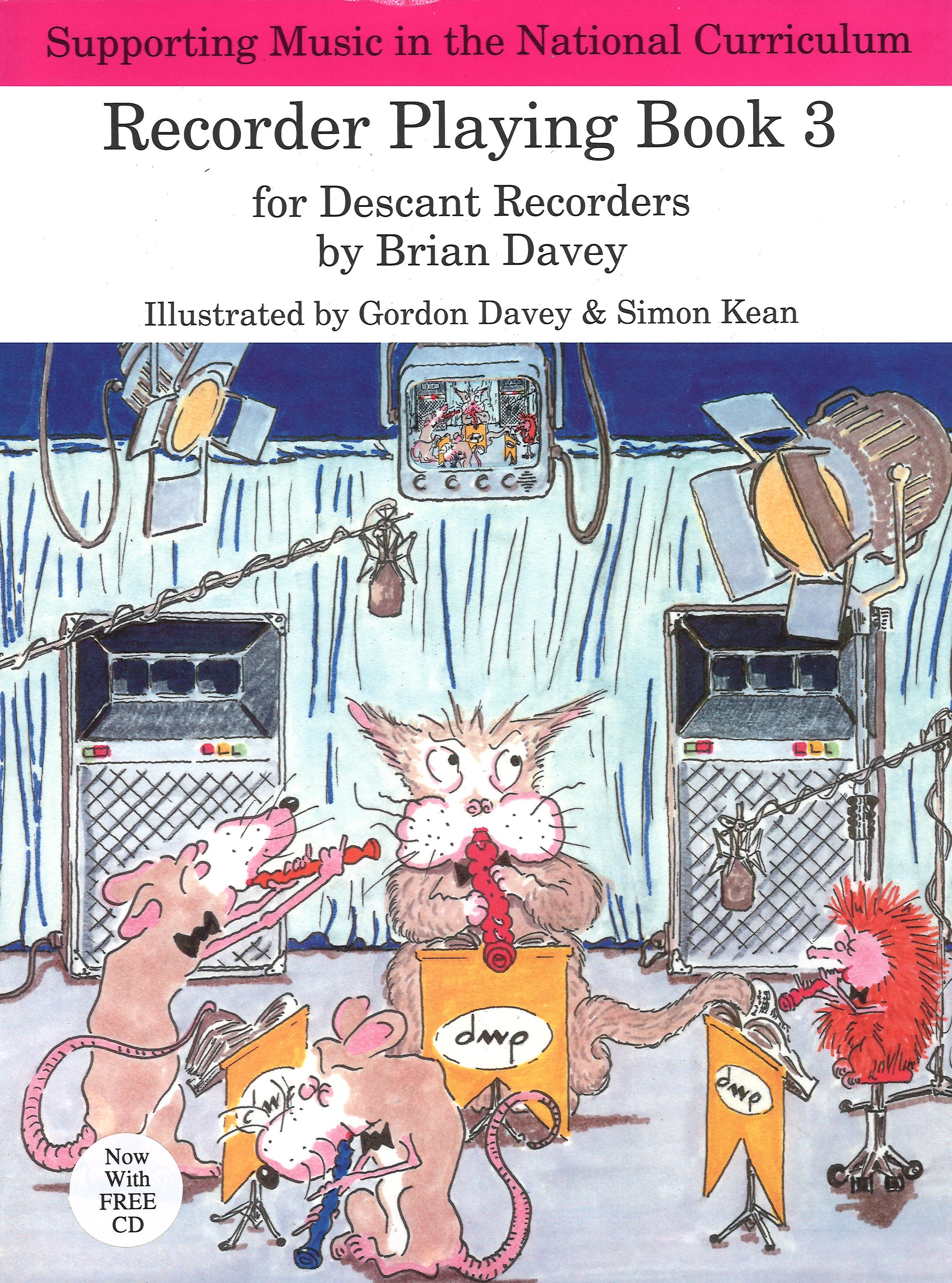 Recorder Playing Book 3 (descant) Davey Book & Cd Sheet Music Songbook