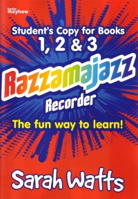 Razzamajazz Recorder Watts Students Copy Bks 1-3 Sheet Music Songbook