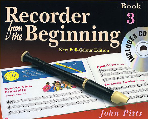 Recorder From The Beginning (colour) 3 Pupils +cd Sheet Music Songbook
