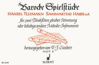 Barocke Spielstucke Book 2 Giesbert Recorder Sheet Music Songbook