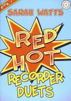 Red Hot Recorder Duets Book 1 Watts Bk & Cd Sheet Music Songbook