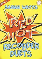 Red Hot Recorder Duets Book 2 Watts Bk & Cd Sheet Music Songbook
