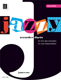 Jazzy Recorder Duets Rae Treble (alto) Recorders Sheet Music Songbook