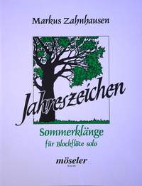 Zahnhausen Jahreszeichen No 2 Solo Recorder Sheet Music Songbook