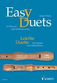 Easy Duets For Descant & Treble Recorder Hook Sheet Music Songbook