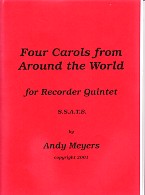 Four Carols From Around The World Meyers Ssatb Sheet Music Songbook