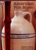 American Folk Music Recorder Walsh Book & Cd Sheet Music Songbook