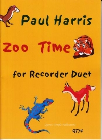 Zoo Time Recorder Duet Harris Sheet Music Songbook