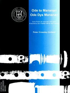 Crossley-holland Ode To Mananan Treble Recorder Sheet Music Songbook
