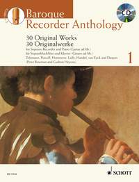 Baroque Recorder Anthology 1 Soprano Online Audio Sheet Music Songbook