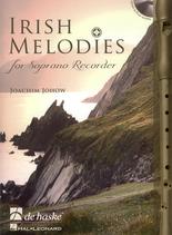 Irish Melodies Soprano Recorder Johow Book & Cd Sheet Music Songbook