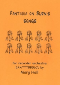 Hall Fantasia On Burns Songs Recorder Orchestra Sheet Music Songbook