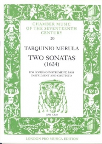 Merula 2 Sonatas 2 Recorders Sheet Music Songbook