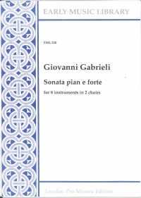 Gabrieli Sonata Pian E Forte Thomas 8 Recorders Sheet Music Songbook